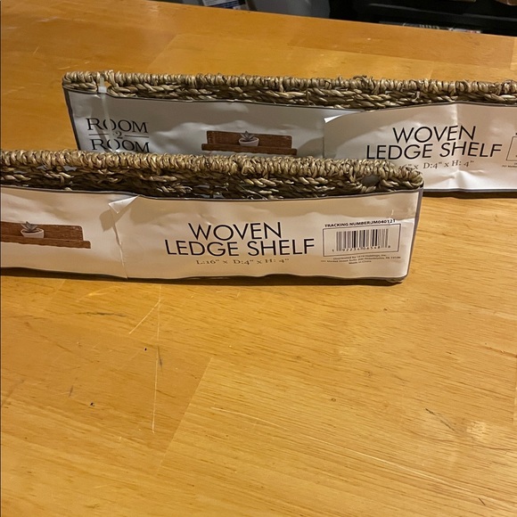 4 for $20 / Shelves - 2 Woven Ledge Shelf - Natural Brown - Picture 3 of 4